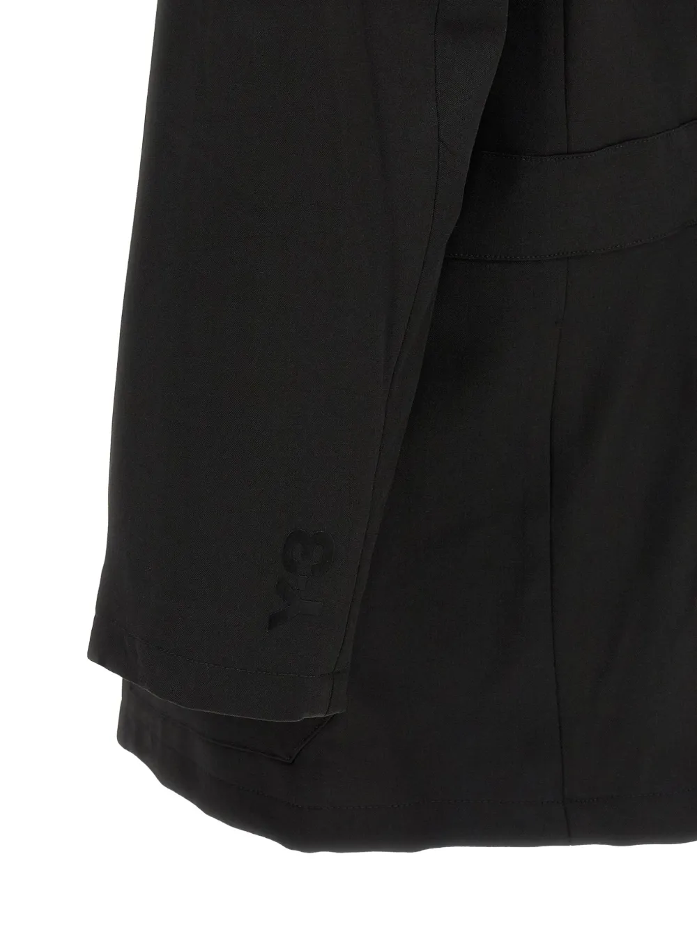 Y-3 Chore wollen jas Zwart