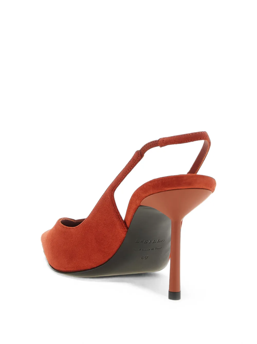 Le Silla Vivienne suede pumps Rood