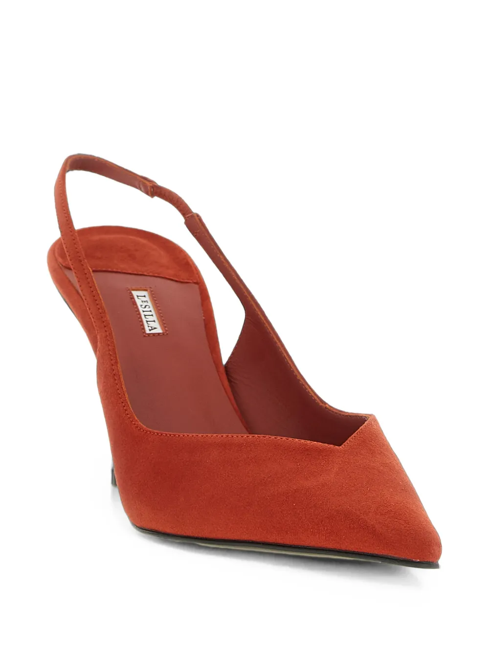 Le Silla Vivienne suede pumps Rood