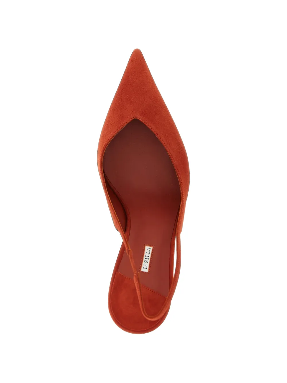 Le Silla Vivienne suede pumps Rood