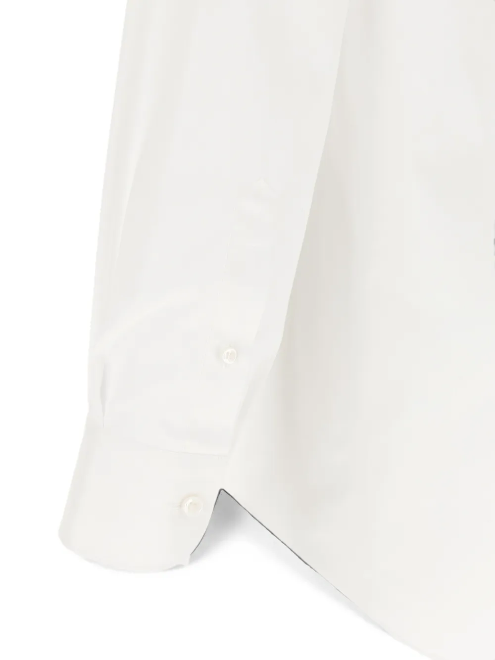 Brioni Clark overhemd met franse kraag Wit