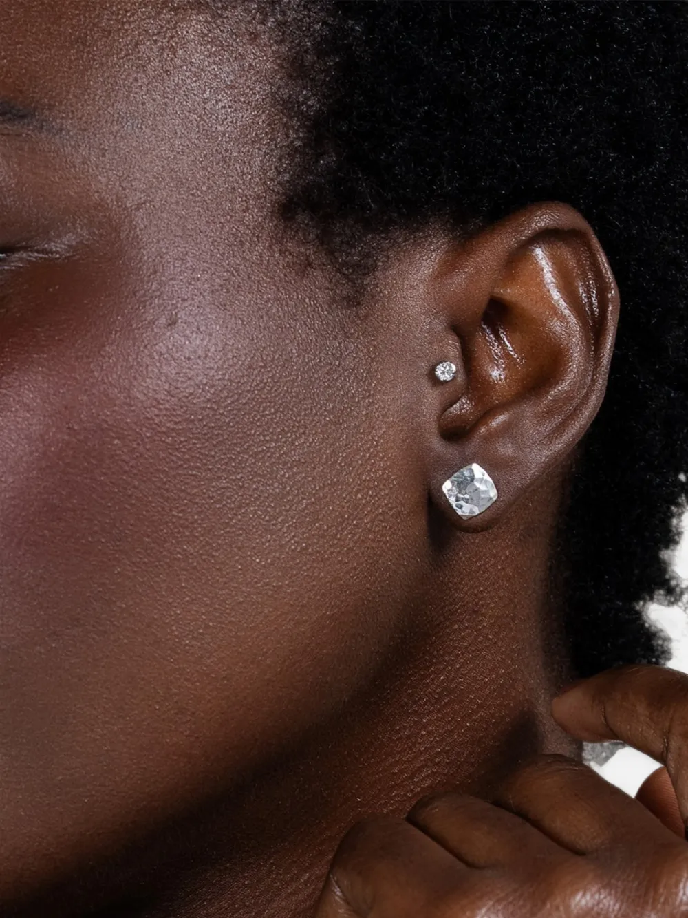 DOWER AND HALL small square earrings · OS