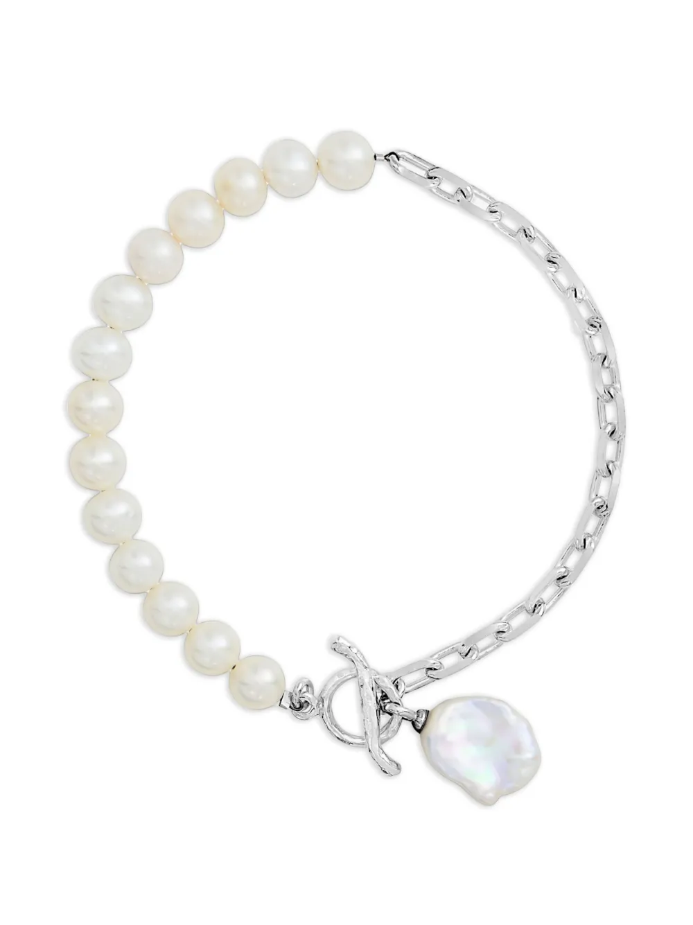 DOWER AND HALL pearl chain bracelet