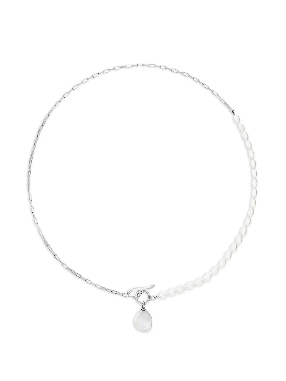 DOWER AND HALL pearl chain necklace · OS