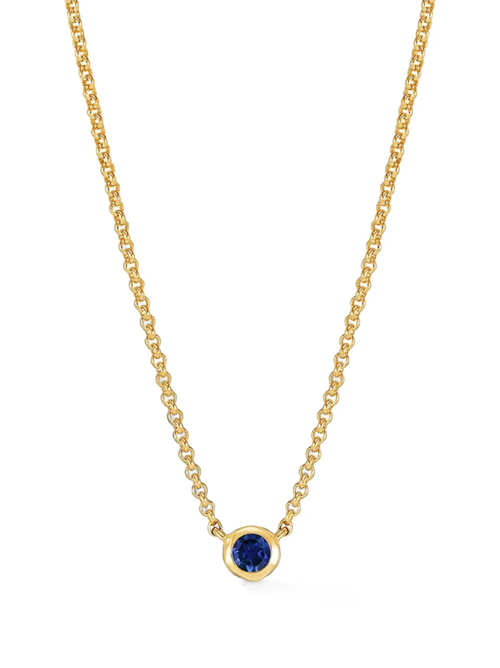 DOWER AND HALL Dewdrop sapphire-pendant necklace