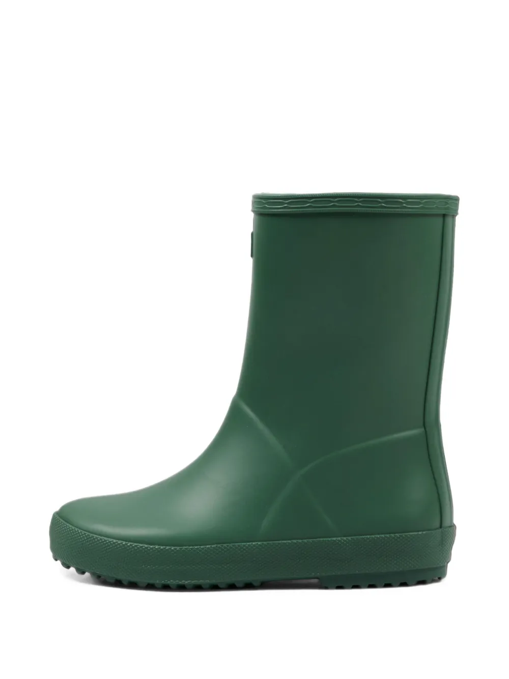 Hunter Kids Originals Wellington logo-patch boots Groen