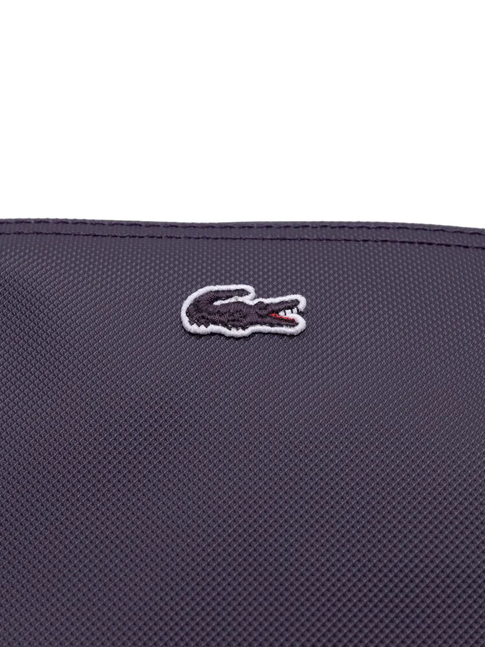 Lacoste Shopper met logopatch Paars