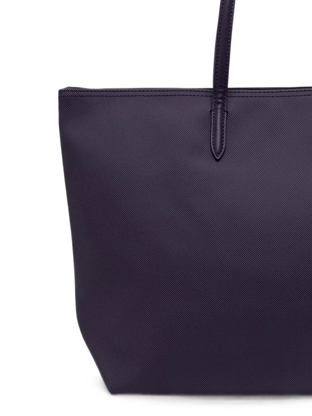 Lacoste Shopper met logopatch Paars