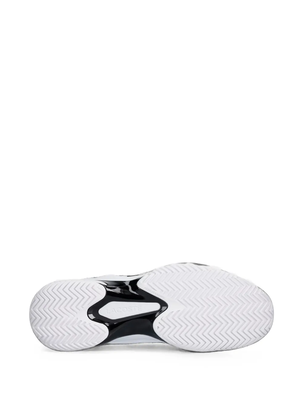 Lacoste Tech Point logo-patch mesh-panel sneakers Wit