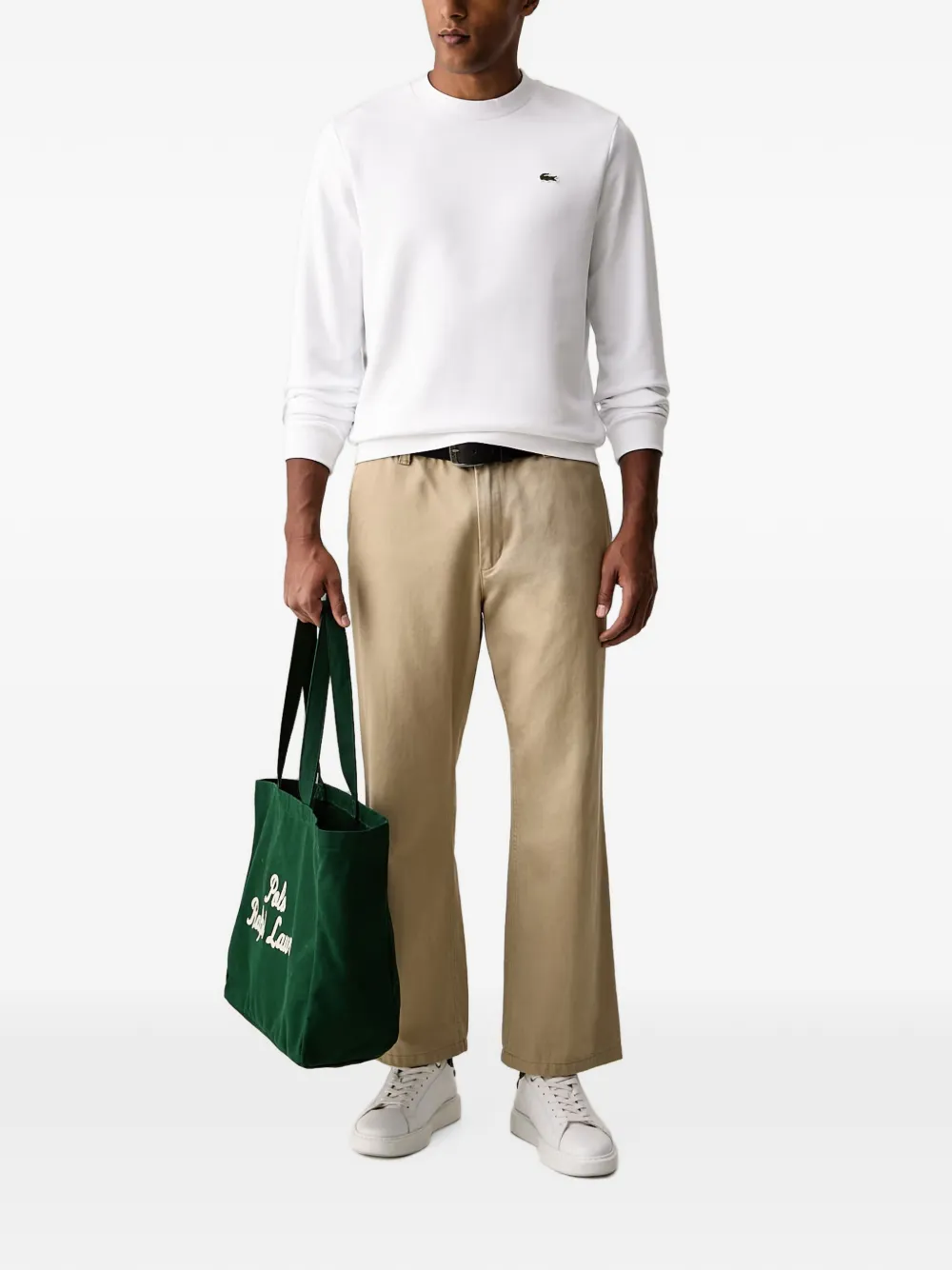 Lacoste L.12.12 poloshirt met lange mouwen Wit