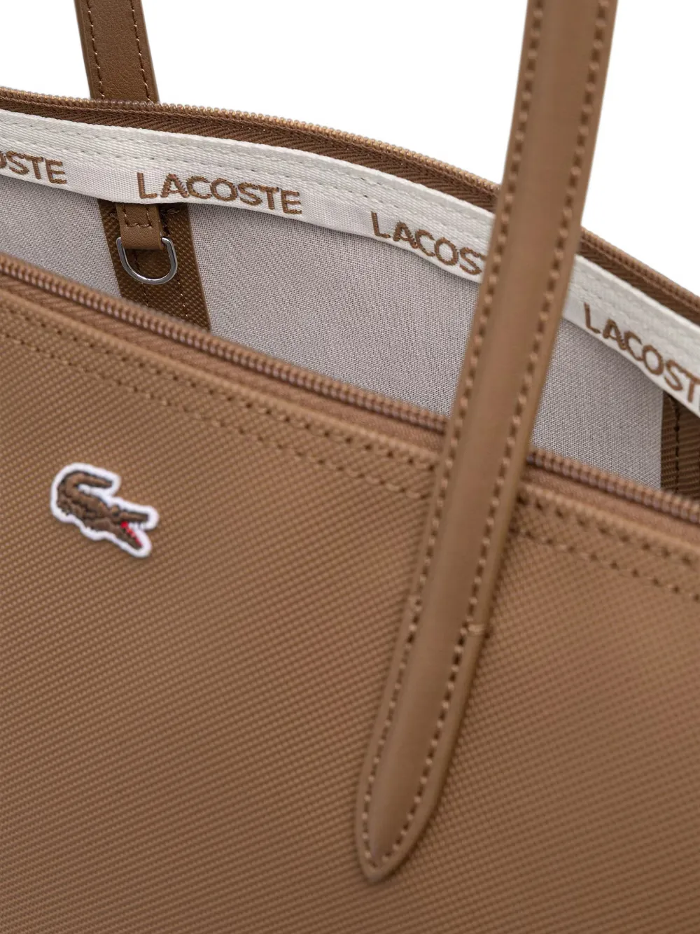 Lacoste Grote L.12.12 Concept shopper Bruin