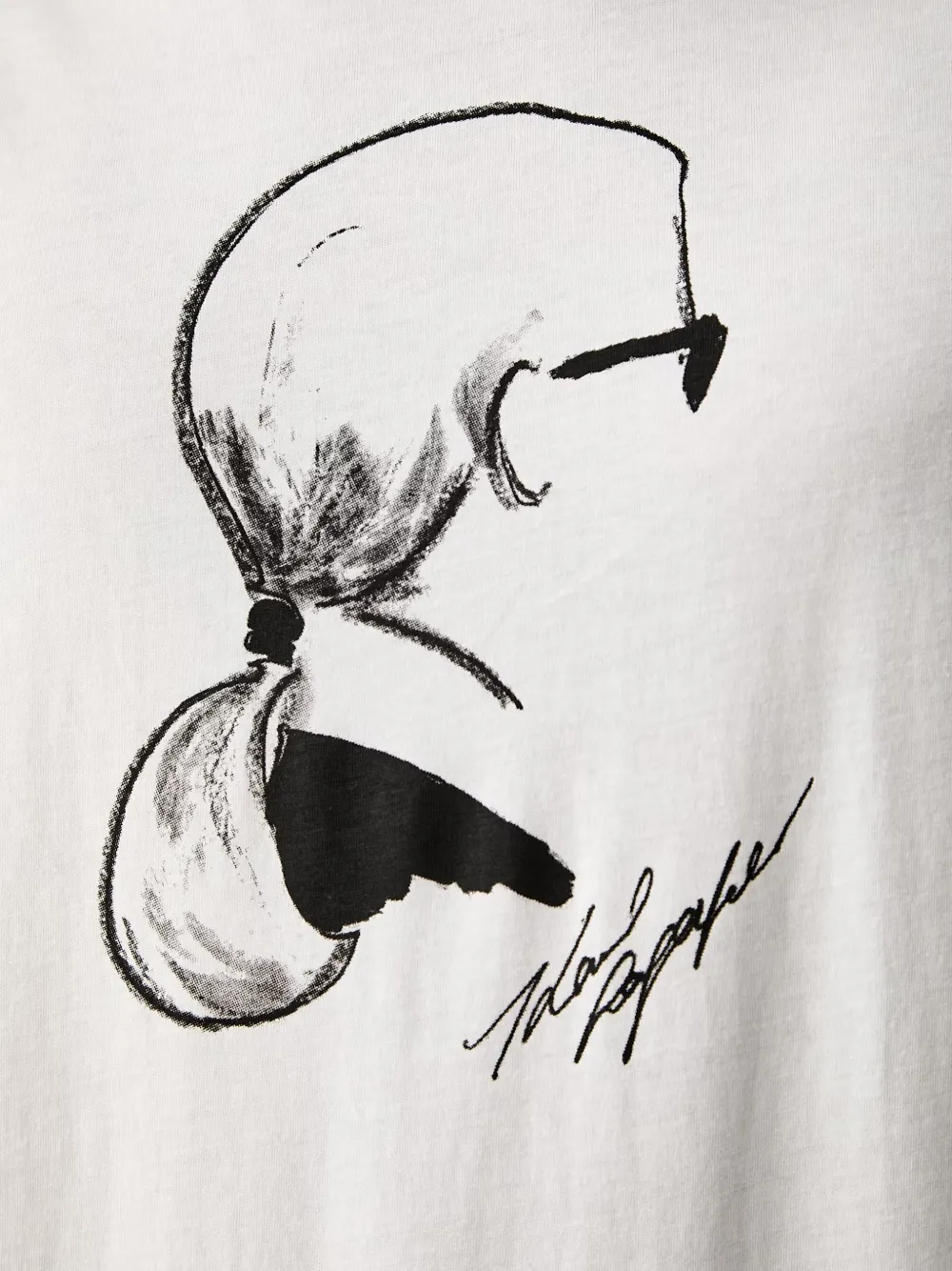 Karl Lagerfeld graphic-print T-shirt Wit