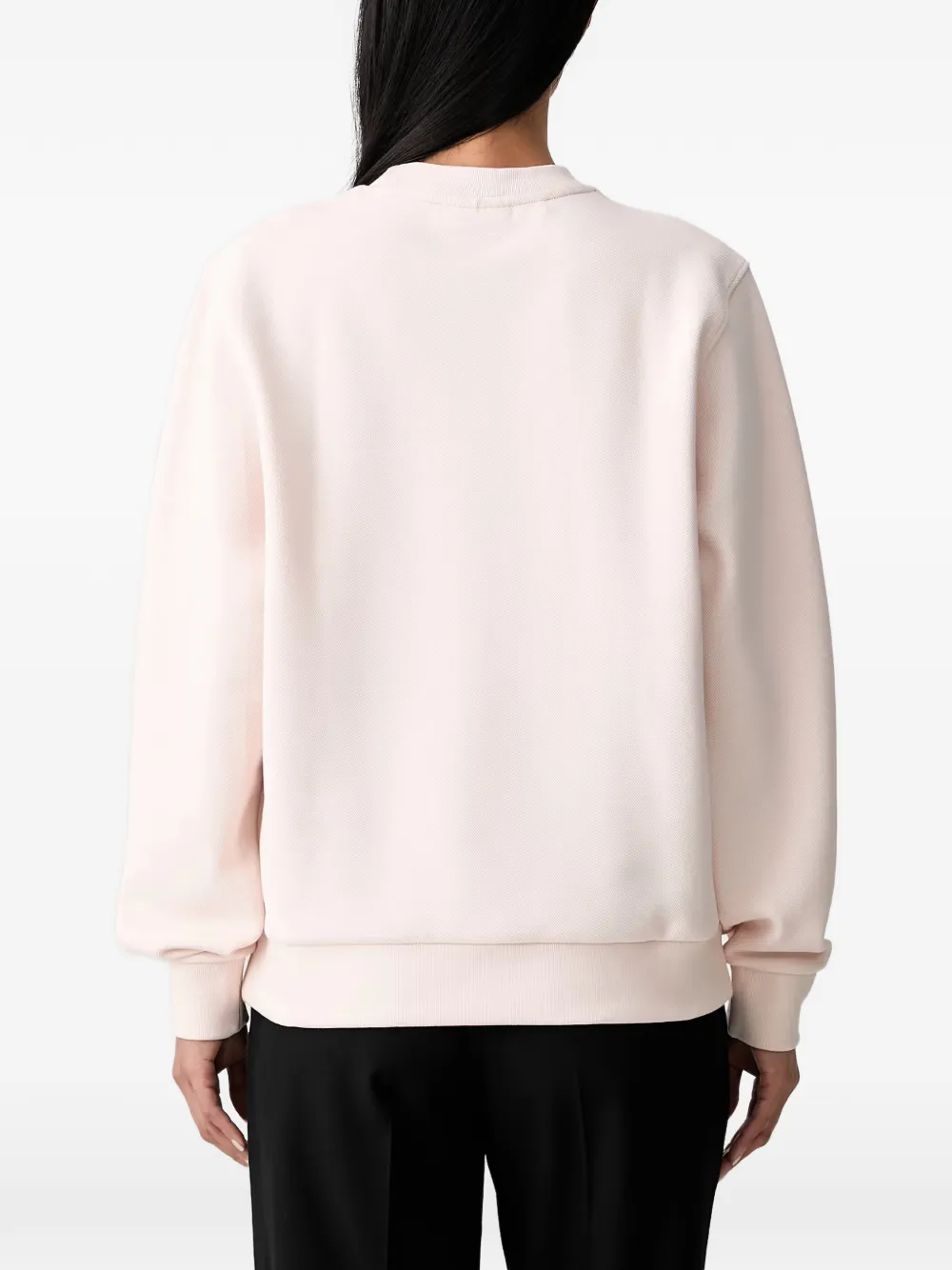 Lacoste Sweater met logopatch Roze