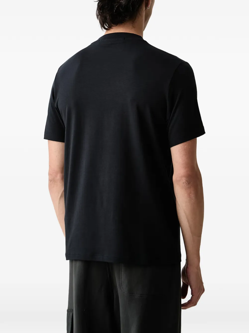Karl Lagerfeld T-shirt met geborduurd logo Blauw