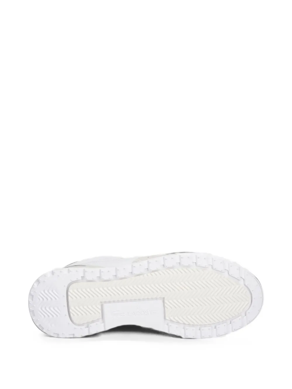 Lacoste Slam Break perforated panelled sneakers Wit