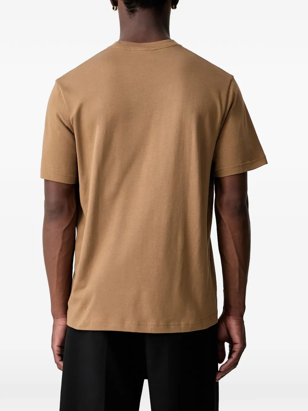 Lacoste T-shirt met opgestikte zak Bruin