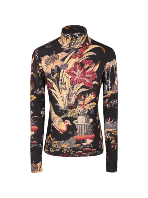 ETRO mock-neck top