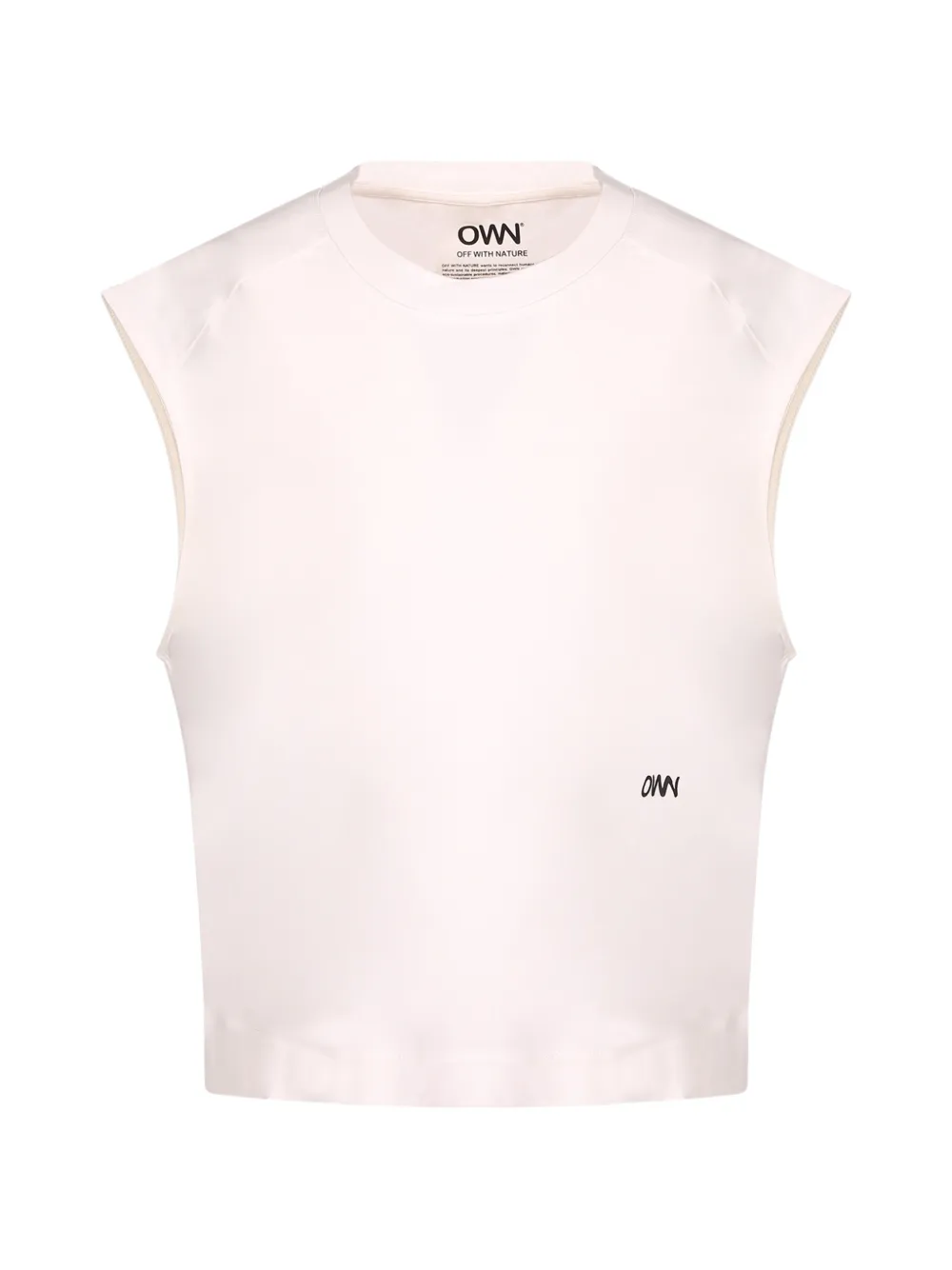 OWN logo-print cropped T-shirt