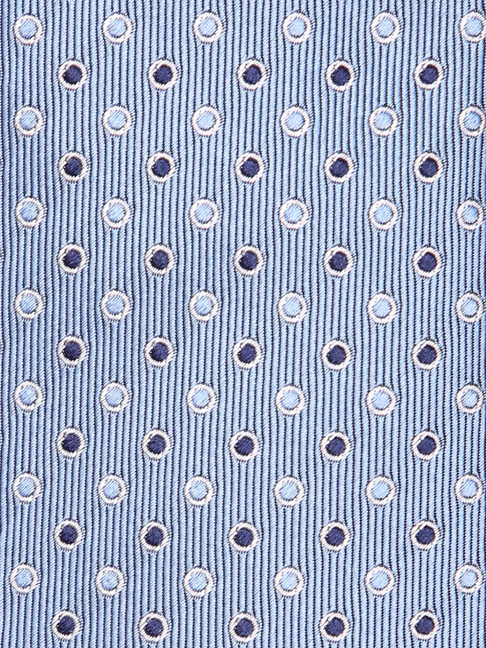 Giorgio Armani Zijden stropdas met stippen Blauw