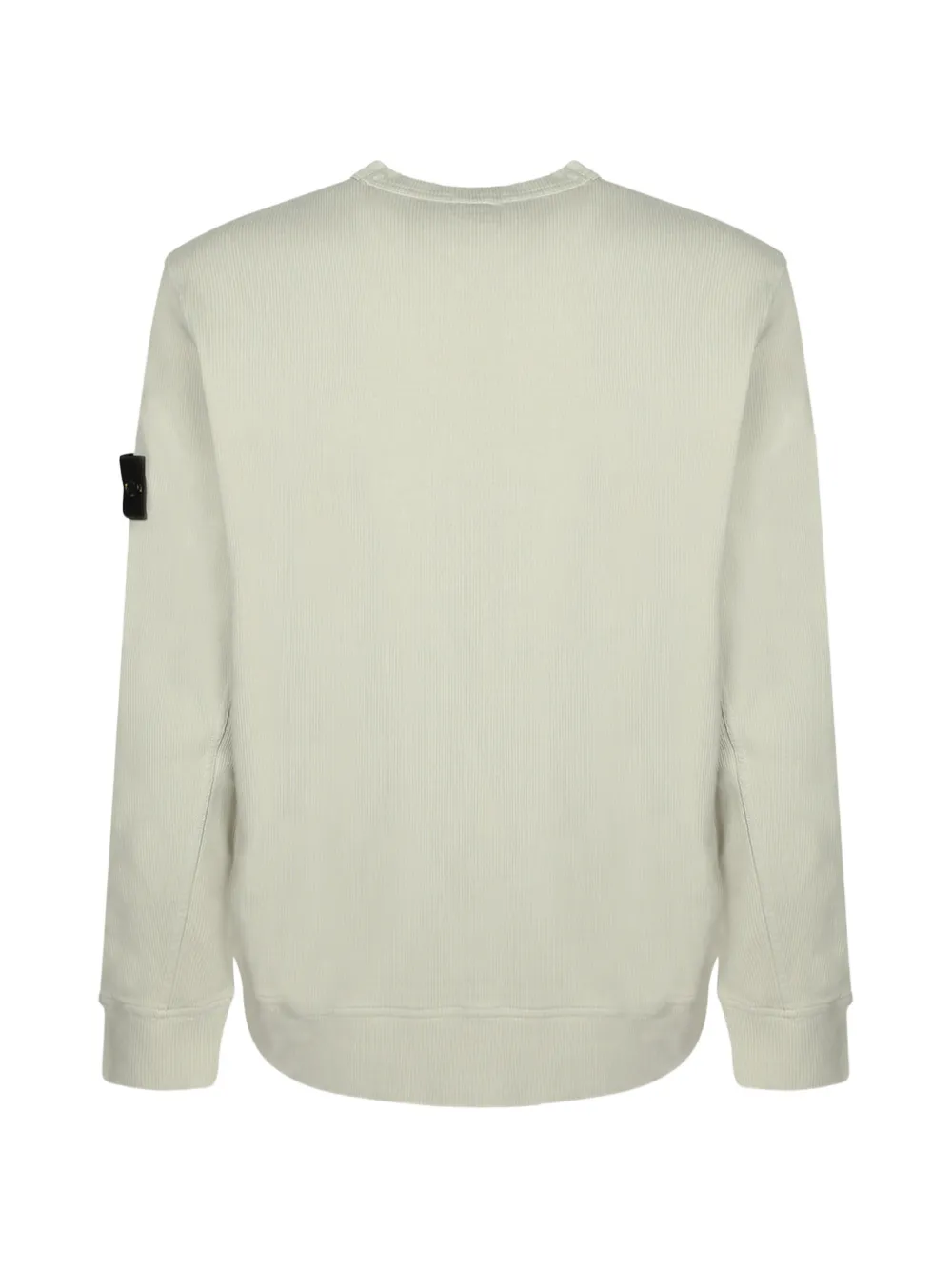 Stone Island 6100017 Organic katoenen Interlock regular-fit sweater met ronde hals Beige