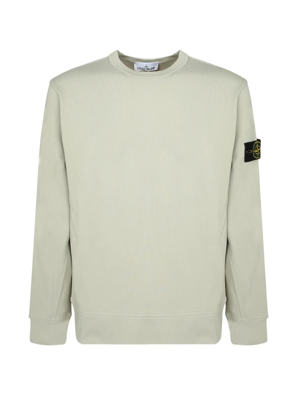 Stone Island 6100017 organic cotton interlock regular-fit crew-neck sweatshirt - Toni neutri