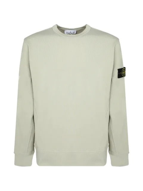 Stone Island sudadera de algodón orgánico con cuello redondo