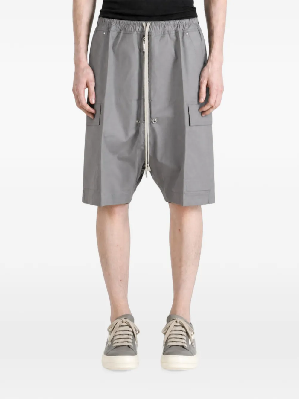 Rick Owens Cargobela cargo shorts met trekkoord Grijs
