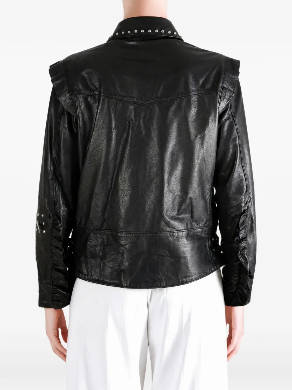 Noir Kei Ninomiya Jack met studs Zwart
