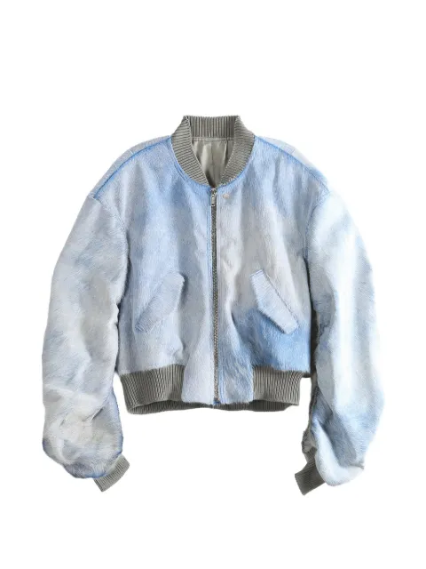 Rick Owens veste bomber Secchia Flight zippée en cuir