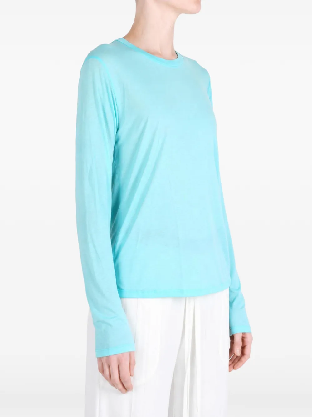 Baserange Long-sleeve T-shirt In Blue