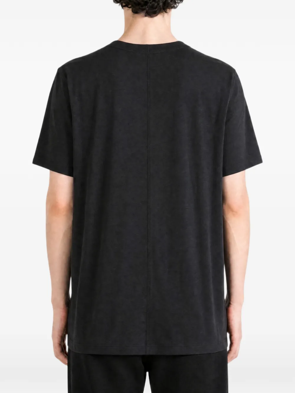Rick Owens Short Level T-shirt met ronde hals Zwart