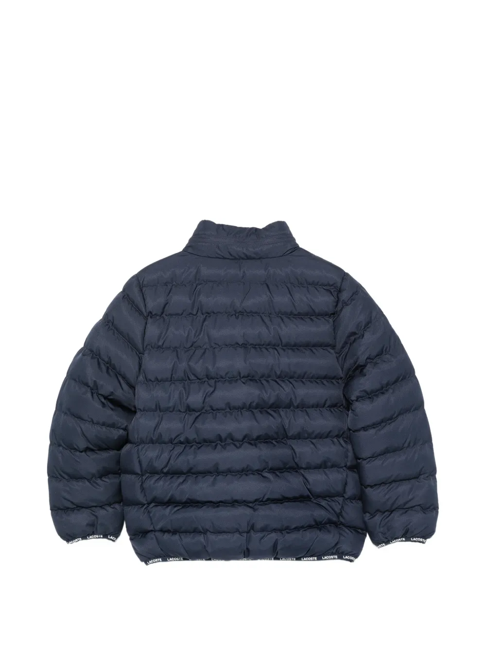 Lacoste Kids Donsjack met logopatch Blauw
