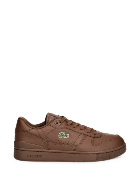 Lacoste T-Clip logo-patch leather sneakers