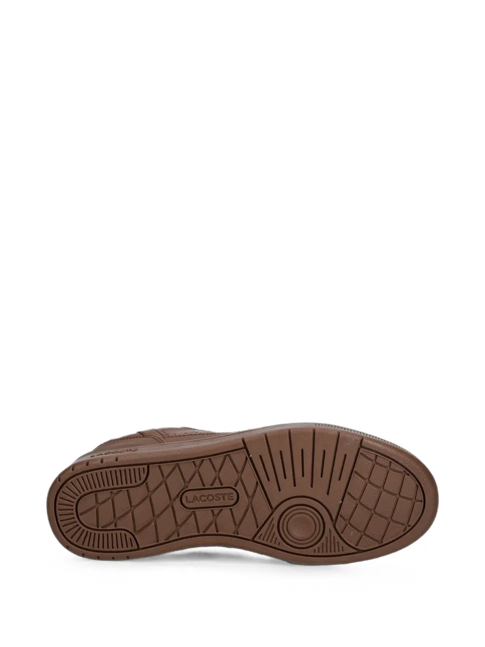 Lacoste T-Clip logo-patch leather sneakers Bruin