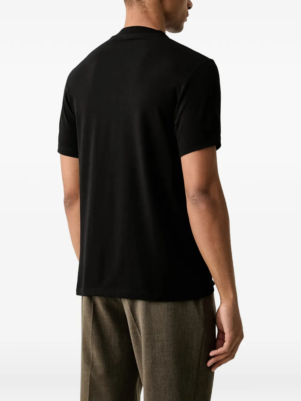Karl Lagerfeld T-shirt met geborduurd logo Zwart