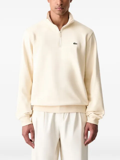 Lacoste sweat zippé à patch logo