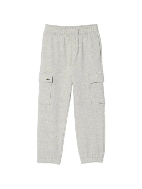 Lacoste Kids pantalones cargo con parche del logo