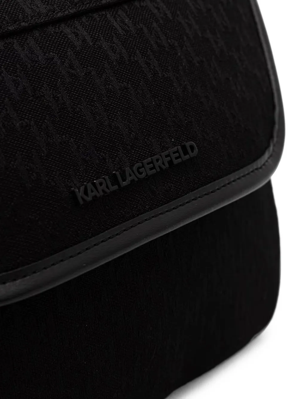Karl Lagerfeld Heuptas met monogramprint Zwart