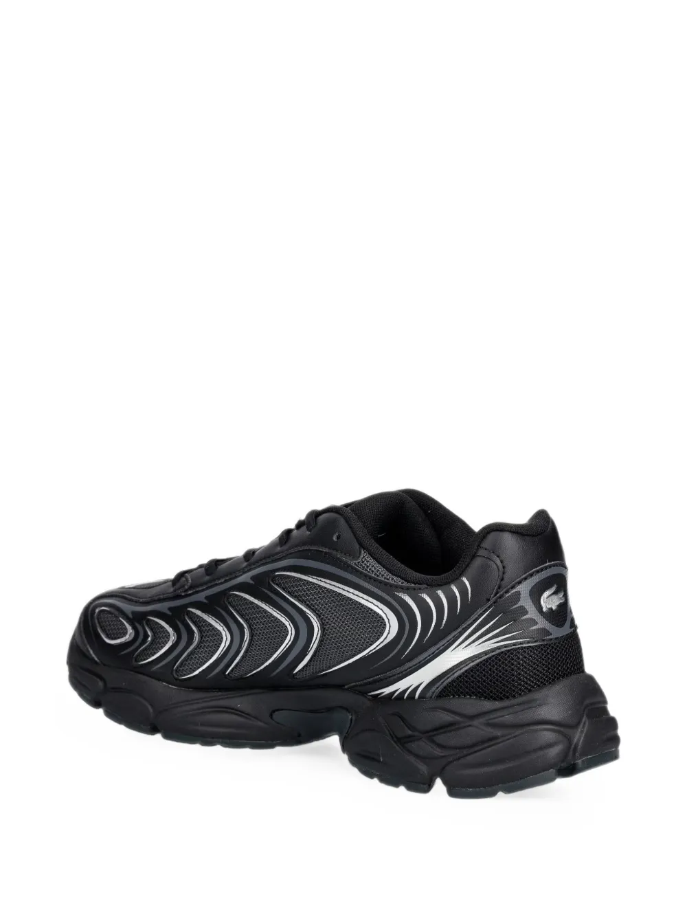 Lacoste Storm 96 3K panelled mesh-insert sneakers Zwart