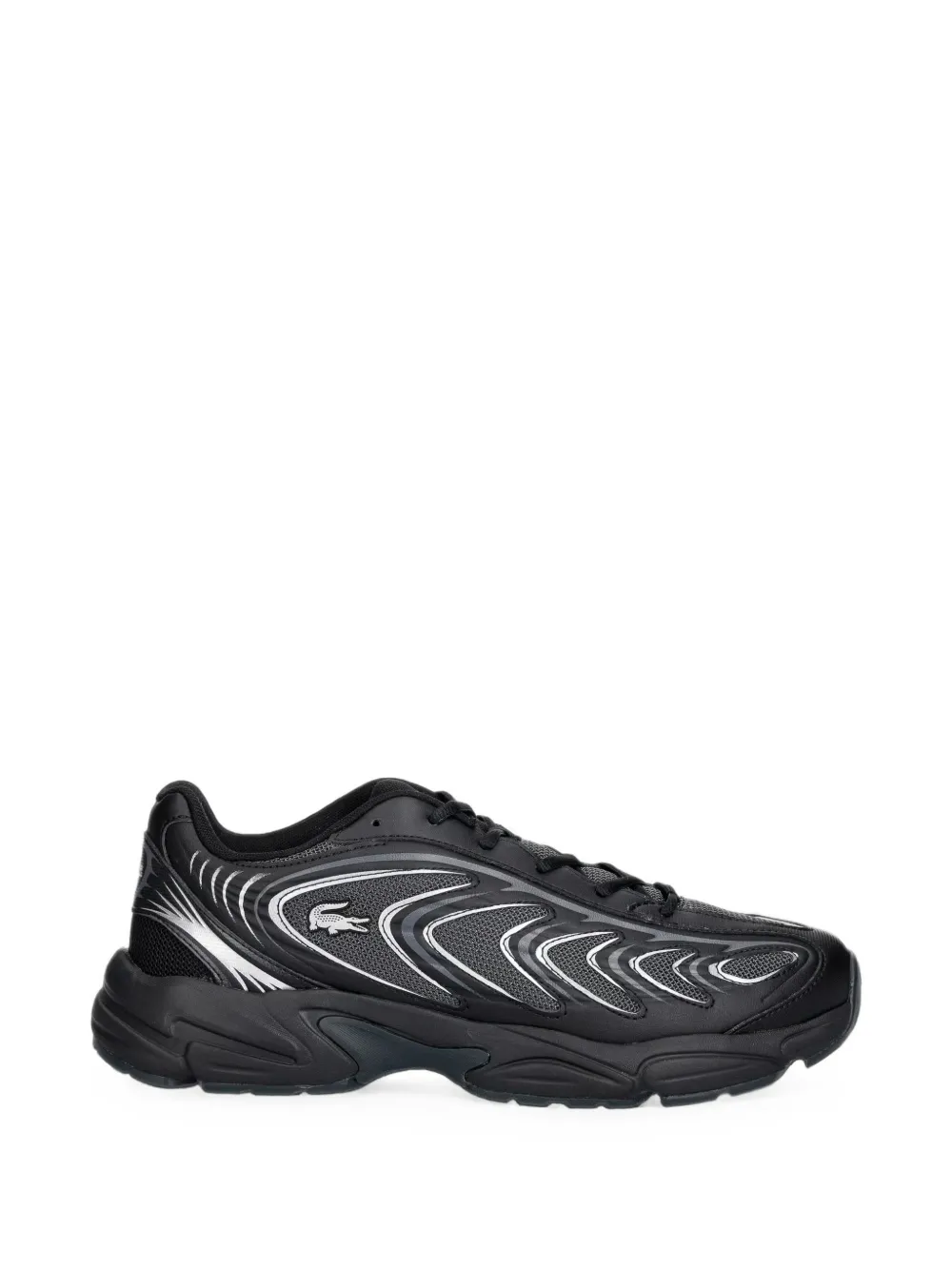 Lacoste Storm 96 3K panelled mesh-insert sneakers - Nero