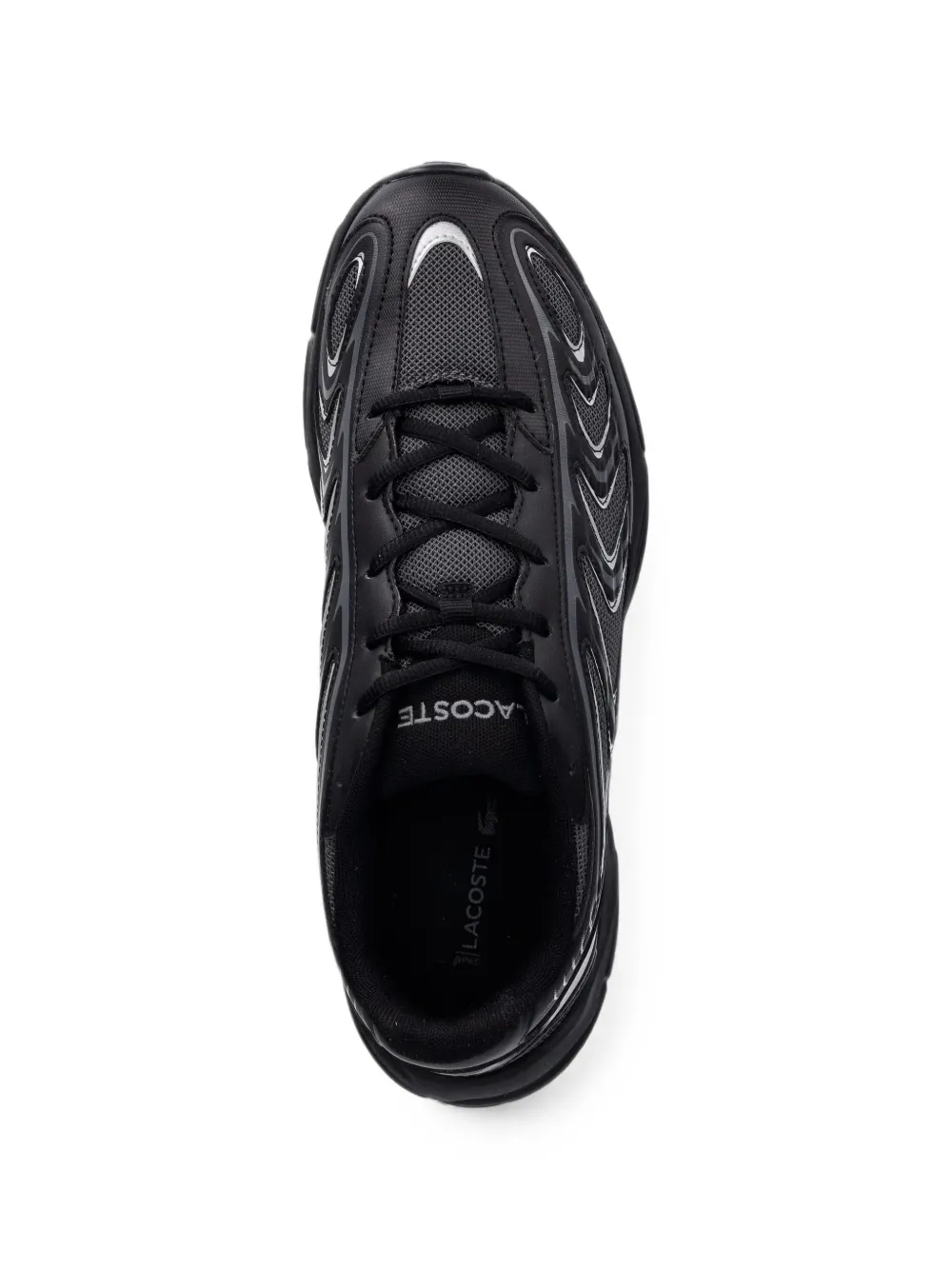 Lacoste Storm 96 3K panelled mesh-insert sneakers Zwart