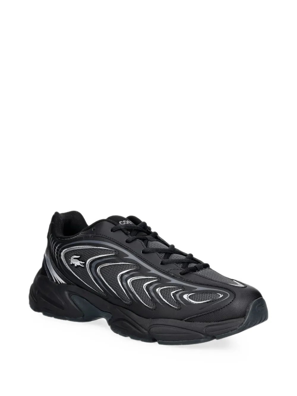 Lacoste Storm 96 3K panelled mesh-insert sneakers Zwart