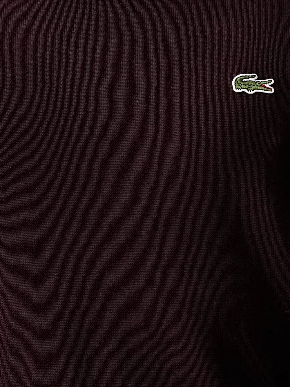 Lacoste Sweater met logopatch Rood