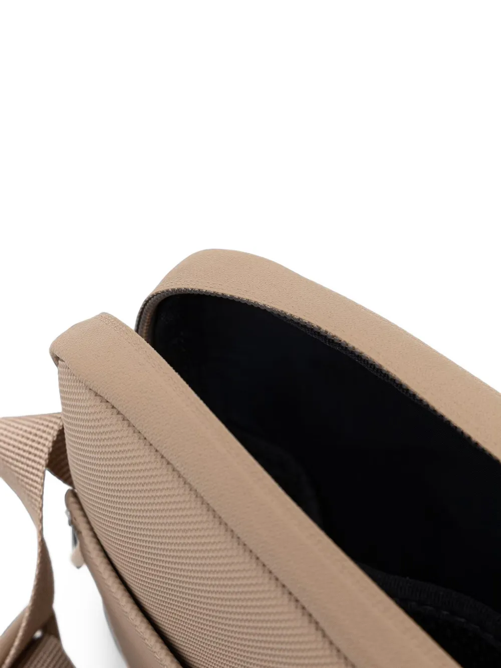 Lacoste Kleine Lcst Slimline schoudertas met sluiting Bruin