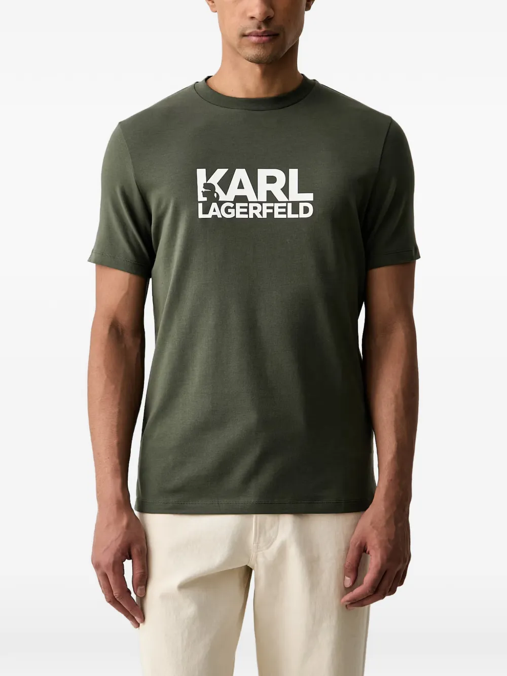 Karl Lagerfeld logo-print T-shirt