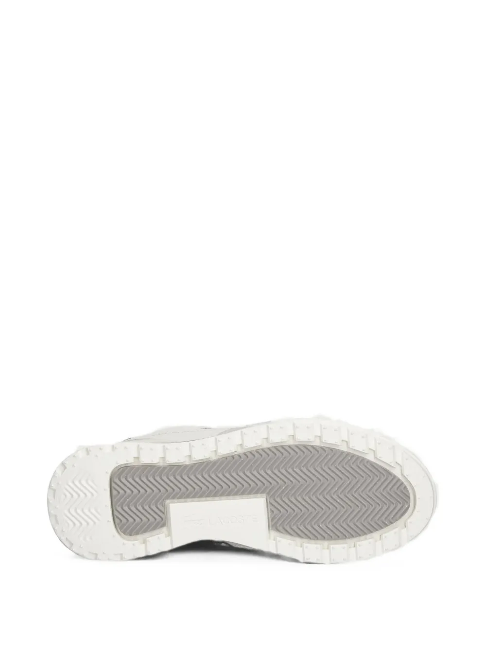 Lacoste perforated panelled sneakers Wit