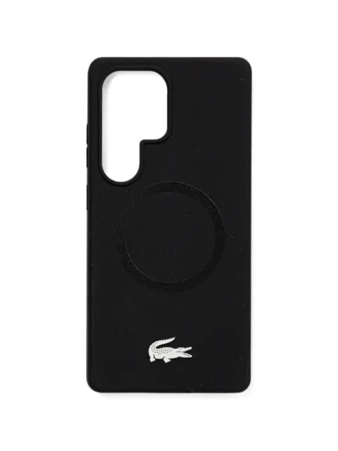 Lacoste logo-plaque phone case