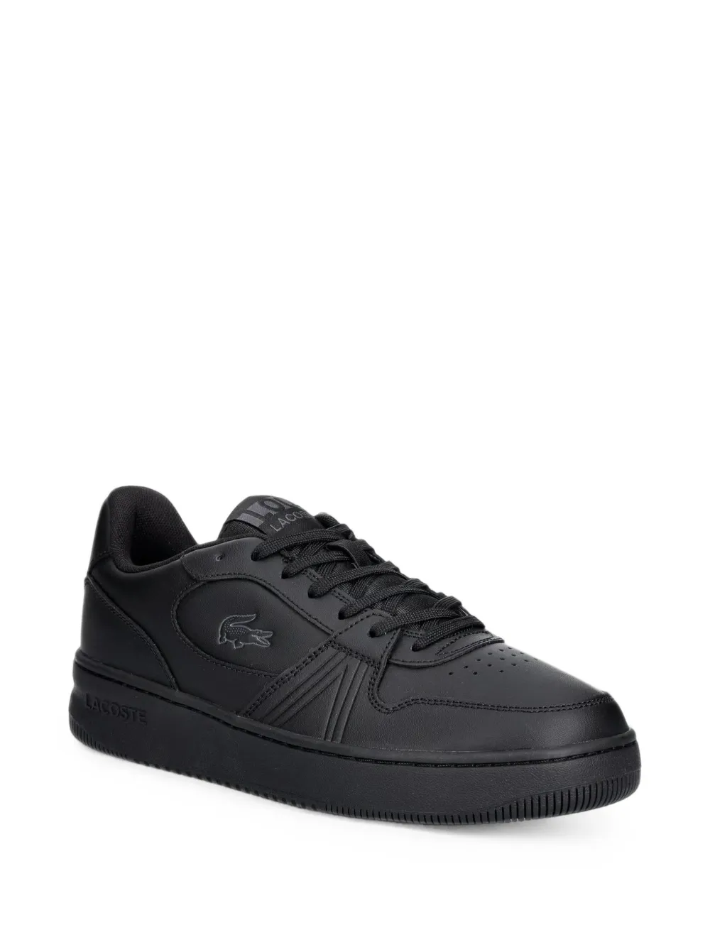 Lacoste L001 Set logo-patch sneakers Zwart