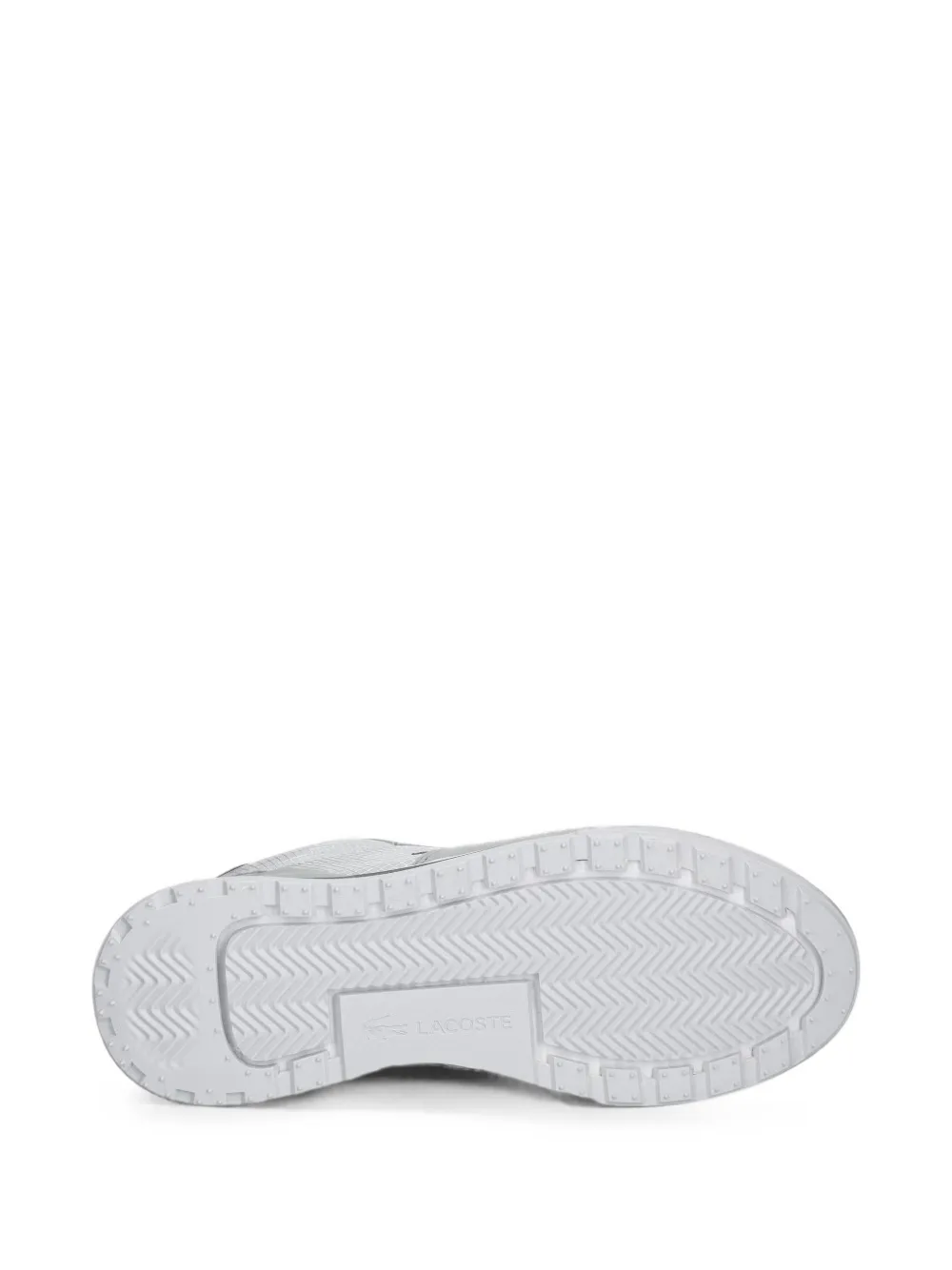 Lacoste Slam Break logo-patch panelled sneakers Grijs