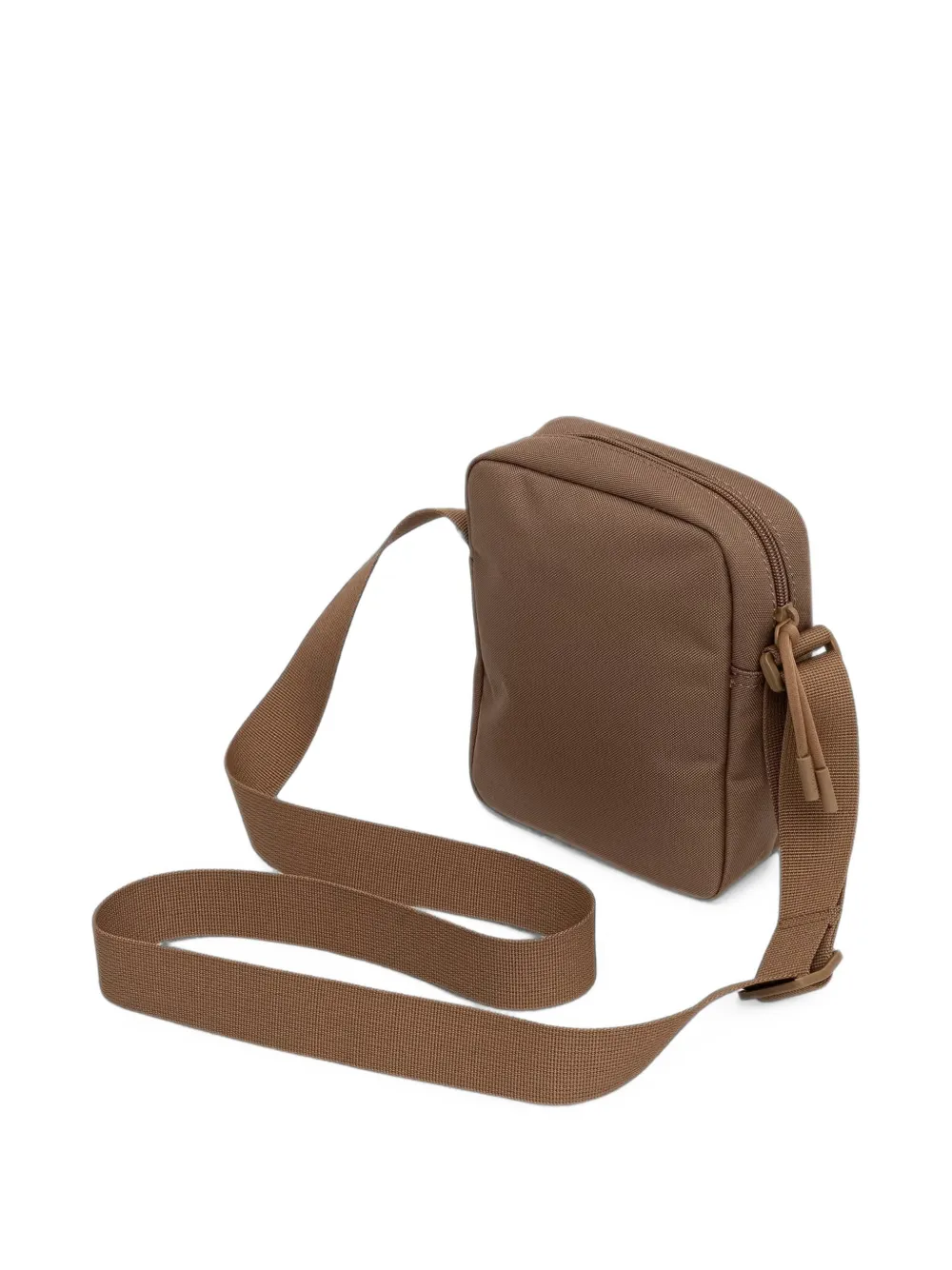 Lacoste Neocroc heuptas met logo-patch en ritssluiting Bruin